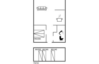 Foto 2 - Apartment mit 1 Schlafzimmer in Løkken mit schwimmbad