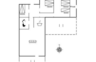 Foto 2 - Casa de 3 quartos em Løkken com terraço