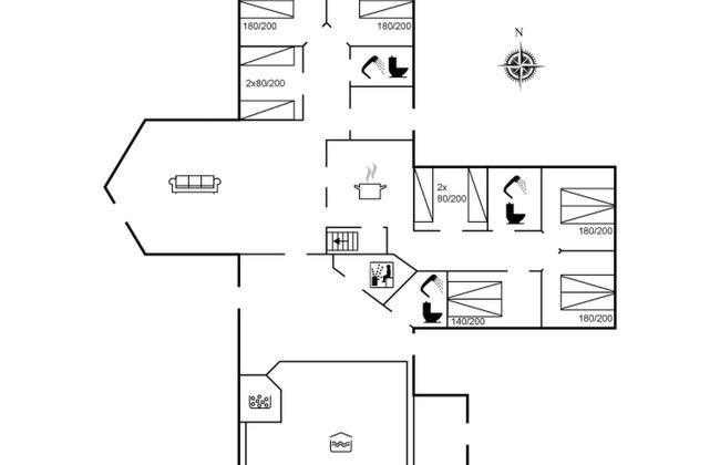 Casa de 7 quartos em Løkken com piscina privada e terraço - Foto 2