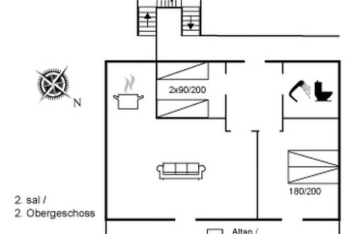 Foto 27 - Apartment mit 2 Schlafzimmern in Allinge