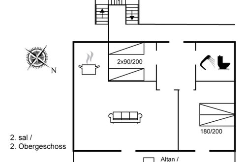 Foto 2 - Apartamento de 2 quartos em Allinge