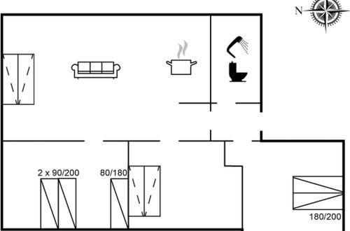 Foto 16 - Appartamento con 3 camere da letto a Løkken