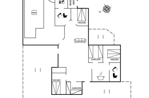 Photo 2 - Maison de 5 chambres à Løkken avec piscine privée et terrasse