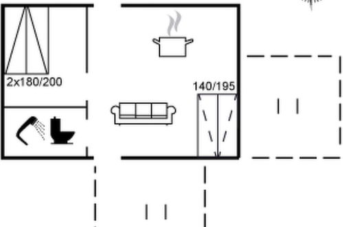 Photo 18 - Maison de 1 chambre à Løkken avec terrasse