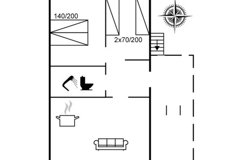Foto 19 - Apartamento de 2 quartos em Rømø com piscina