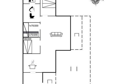 Foto 13 - Casa de 3 quartos em Vejers Strand com terraço e sauna