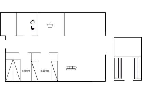 Foto 13 - Casa de 2 quartos em Væggerløse com terraço