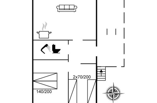 Foto 2 - Appartamento con 2 camere da letto a Rømø con piscina