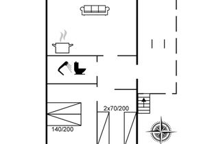 Foto 2 - Appartamento con 2 camere da letto a Rømø con piscina