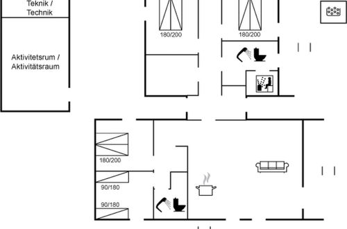 Foto 2 - Casa de 4 quartos em Rømø com terraço e sauna