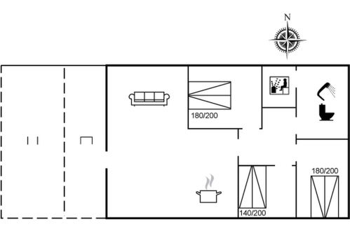 Foto 41 - Casa de 3 quartos em Hvide Sande com terraço e sauna