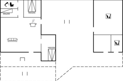 Foto 2 - Casa de 3 quartos em Blokhus com terraço