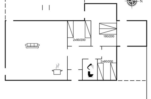 Foto 2 - Casa con 3 camere da letto a Rømø con terrazza