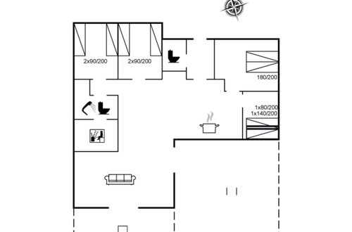 Photo 38 - 4 bedroom House in Saltum with terrace and sauna