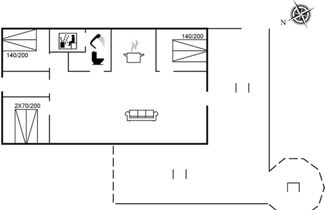 Foto 2 - Casa con 3 camere da letto a Vejers Strand con terrazza e sauna