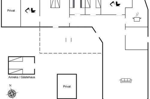 Foto 2 - Haus mit 3 Schlafzimmern in Vejers Strand mit terrasse und whirlpool