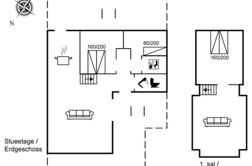 Photo 34 - 6 bedroom House in Hvide Sande with terrace and sauna