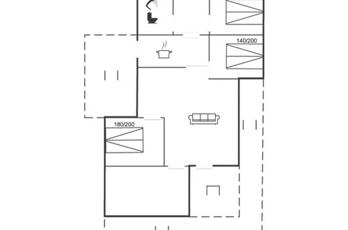 Foto 2 - Casa de 3 quartos em Blokhus com terraço