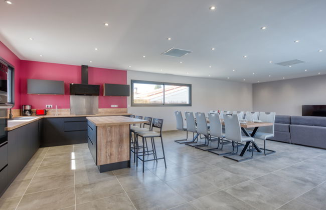 Casa de 6 quartos em Lanton com piscina privada e jardim - Foto 6