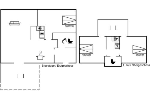Foto 2 - Casa de 3 quartos em Blokhus com terraço