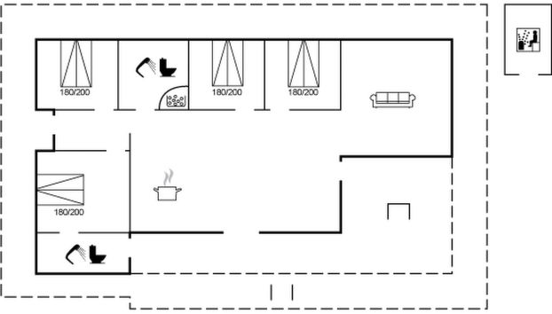 Casa de 4 quartos em Odder com terraço e sauna - Foto 2