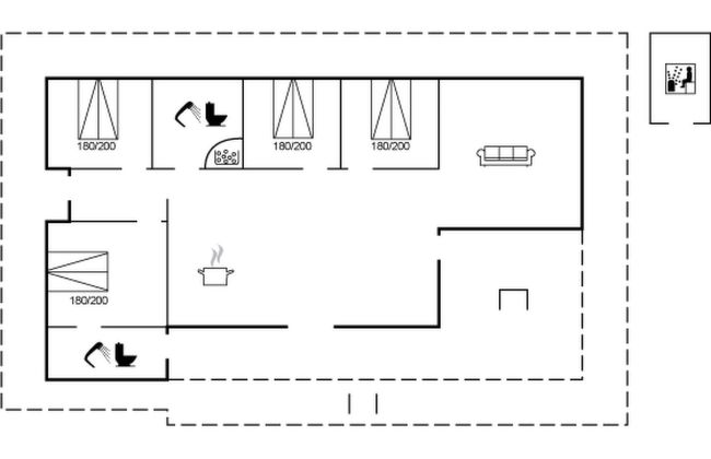 Casa de 4 quartos em Odder com terraço e sauna - Foto 2
