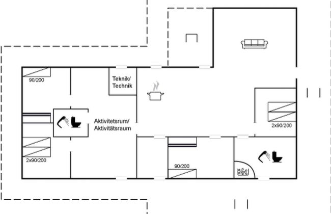 Casa de 4 quartos em Børkop com terraço - Foto 2