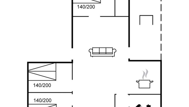 Casa de 3 quartos em Roslev com terraço - Foto 2