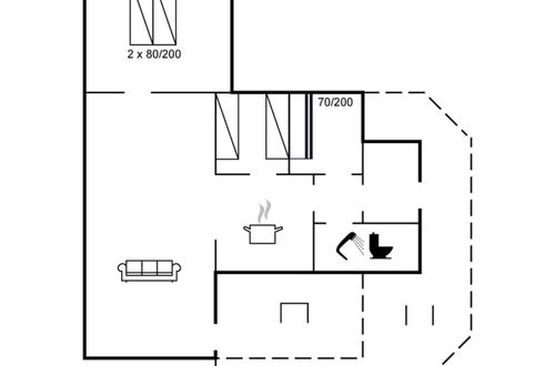 Photo 2 - Maison de 3 chambres à Hejsager Strand avec terrasse