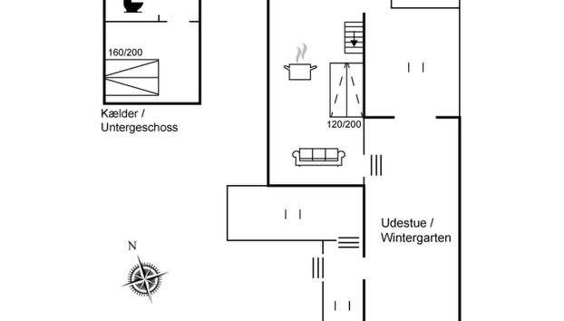 Casa de 1 quarto em Otterup com terraço - Foto 2