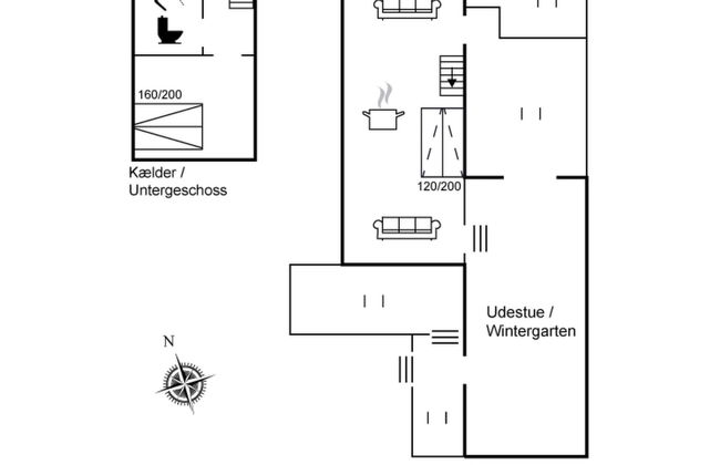 Casa de 1 quarto em Otterup com terraço - Foto 2