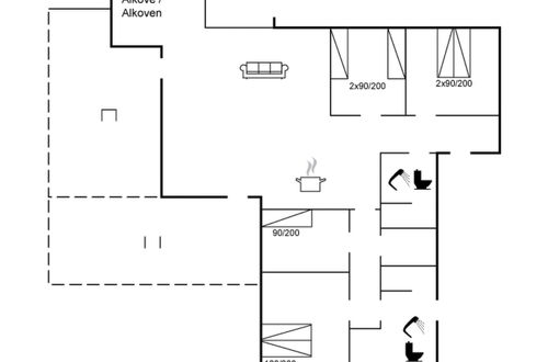 Foto 2 - Casa de 4 quartos em Rørvig com terraço