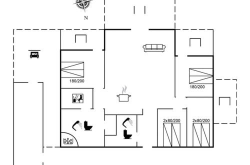 Foto 21 - Casa con 4 camere da letto a Hals con terrazza e sauna