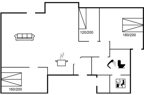 Foto 21 - Casa con 3 camere da letto a Saltum con terrazza e sauna