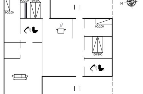 Foto 2 - Casa de 4 quartos em Hals com terraço