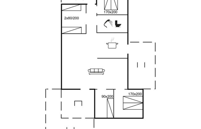 Casa de 4 quartos em Egernsund com terraço - Foto 16
