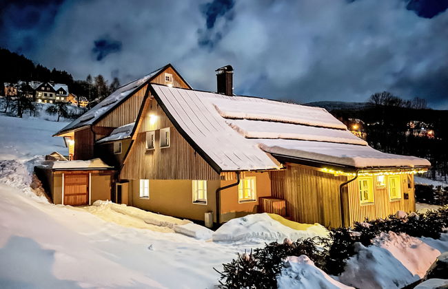 Apartamento de 2 quartos em Rokytnice nad Jizerou com jardim e sauna - Foto 57