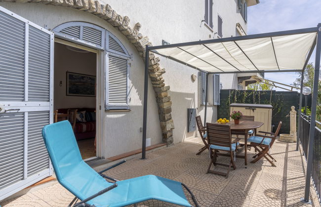 Apartment mit 2 Schlafzimmern in San Bartolomeo al Mare mit schwimmbad und garten - Foto 17