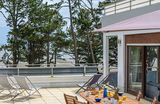 Foto 2 - Appartamento con 3 camere da letto a Saint-Philibert con terrazza e vista mare