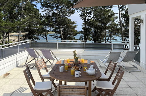 Foto 1 - Appartamento con 3 camere da letto a Saint-Philibert con terrazza e vista mare