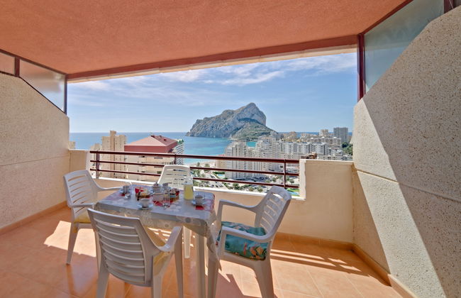 Appartamento con 3 camere da letto a Calp con piscina e terrazza - Foto 9