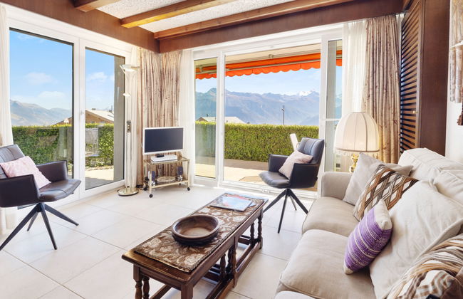 Appartamento con 4 camere da letto a Crans-Montana con giardino e terrazza - Foto 6