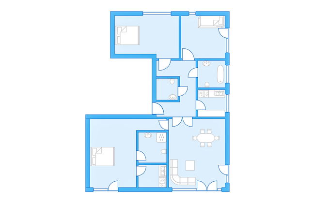 Apartamento de 4 quartos em Crans-Montana com jardim e terraço - Foto 55