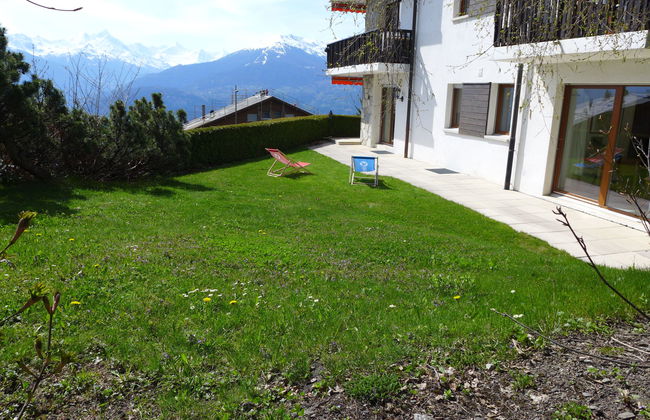 Apartamento de 4 quartos em Crans-Montana com jardim e terraço - Foto 3