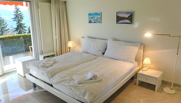 Apartamento de 4 quartos em Crans-Montana com jardim e terraço - Foto 4