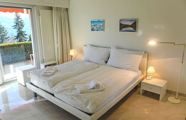 Apartamento de 4 quartos em Crans-Montana com jardim e terraço - Foto 4