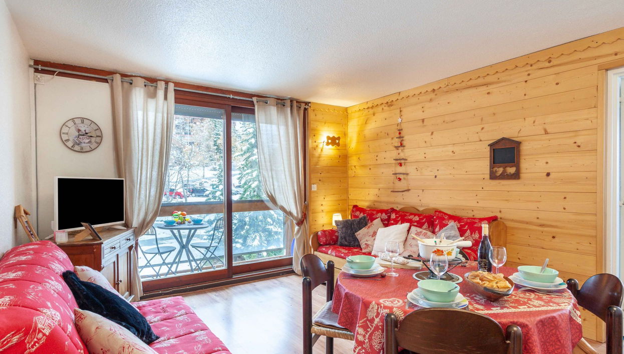 Apartamento de 2 quartos em Villarembert com piscina - Foto 1