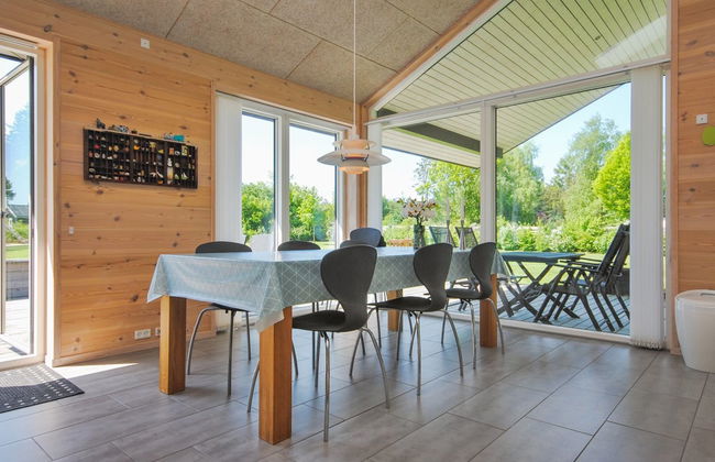 Casa de 3 quartos em Roslev com piscina privada e terraço - Foto 23