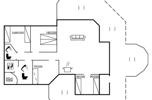 Foto 16 - Casa con 4 camere da letto a Hals con terrazza e sauna