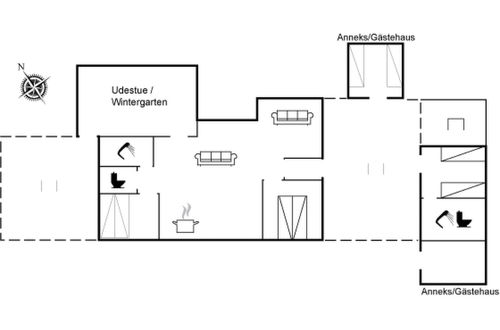 Foto 2 - Casa de 1 quarto em Skjern com terraço